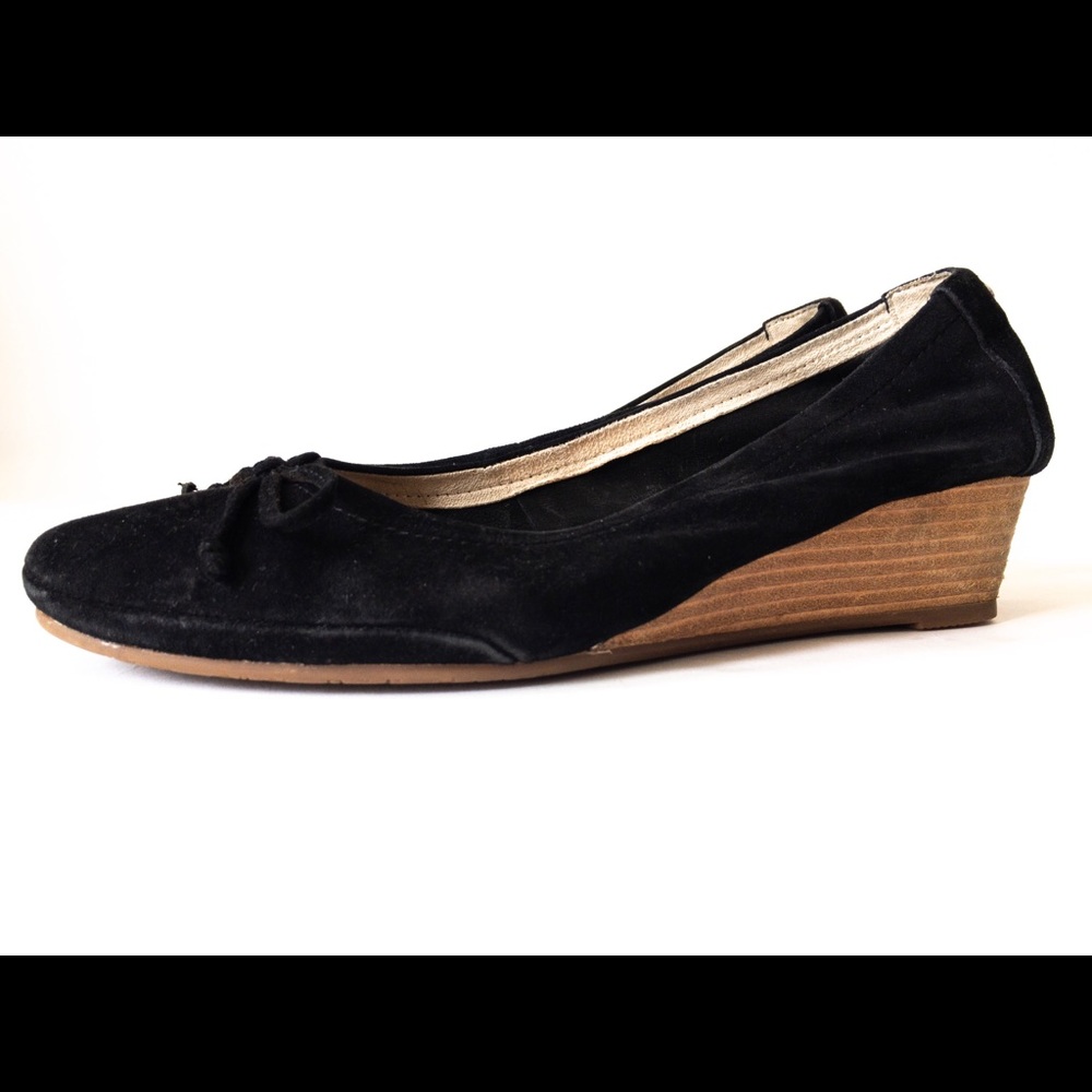 🔥 Hush Puppies KACIE MARTINA Suede Slip On Wedges